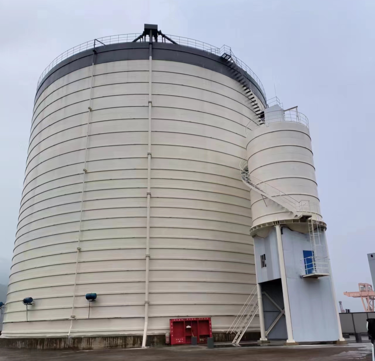 五台10万吨水泥钢板库